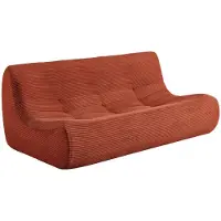 Sweeek Fauteuil corduroy 3 zitplaatsen Terracotta