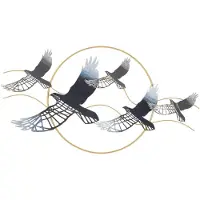 Mauro Ferretti Wanddecoratie Bird 91×7×50 cm