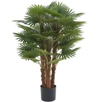 OZAIA Artificiële palm - H93 cm - Groen - RHAPIS