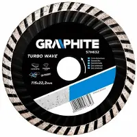 Graphite Diamantschijf 115x22,2x6,0x2,4mm, Turbo