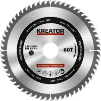 Kreator Zaagblad voor Hout 185x30x2.2mm 60T