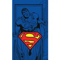 Carbotex Gezichtshanddoek Superman - handdoek - towel - 30 x 50 cm