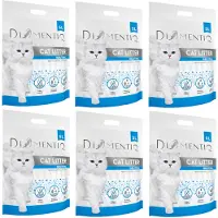 DIAMENTIQ Serie - Silica Kattenbakvulling - 6x5L - Niet-klonterend - Bezzapachowy