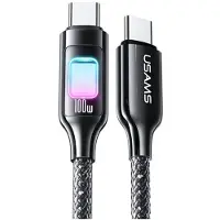 Usams Kabel 100W Usb-C Naar Usb-C 1,2M Voor Iphones 12 13 14 15 30W