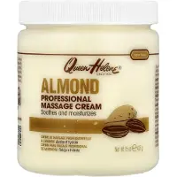 Queen helene , Professionele Massage Creme, Amandel, 15 oz (425 g)