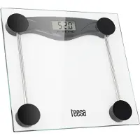 Teesa TSA0801 - Digitale personenweegschaal, transparant glas