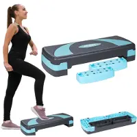 Rebel Active Fitness Stepper - Aerobics Step In Hoogte Verstelbaar Tot 20 Cm - Stepper Stepbank Fitnessstep