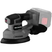 GRUPA TOPEX DELTA Energy+ 18V excentrische schuurmachine, zonder accu - GRAPHITE - 58GE141