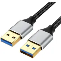 INF USB 3.0 Male naar Male Verlengsnoer - Snelle Dataoverdracht voor Harde Schijven 2 m