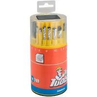 GRUPA TOPEX - Diverse Boor Set - 18-delig - Voor Metaal, Beton, Hout
