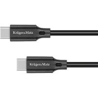 Krüger&Matz USB-C Kabel 2,5m, 100W PD, Zwart