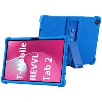 EtuiTab Serie - Siliconen Tablet Hoes - Voor T-Mobile T Tablet 2 5G - 10.1 Inch - Blauw