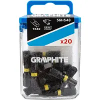 Graphite TX40 - Impact Bits - 25 mm - 20 Stuks