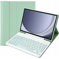 EtuiTab - Toetsenbordhoes voor Samsung Galaxy Tab A9+ - Groen - 11 inch - Bluetooth
