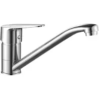 Kuchinox Keukenmengkraan met draaibare uitloop, model Sagra, chroom