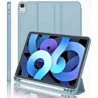 EtuiTab - Smartcase voor iPad - Blauw - Met Rysik Houder - Silikon en Kunstleer