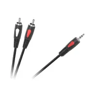 Cabletech Eco-Line - Audiokabel - 3,5mm Jack naar 2x RCA - 10m