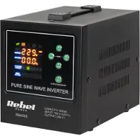 Rebel POWER-500-LFP4 - Noodstroomvoorziening - 500VA/300W - Zuivere Sinus