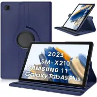EtuiTab - 360° Draaihoes - Samsung Galaxy Tab A9+ 11 inch - Ciełm-Navy - Dun en Praktisch