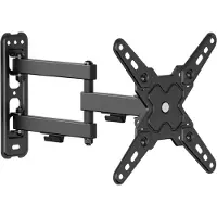 Cabletech - Universele LED TV Wandhouder - 13-43 inch - Verstelbaar - Zwart