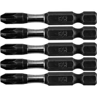 GRUPA TOPEX Screwdriver nozzle (S2, 50 mm, PZ3 impact nozzles - 5 pcs.)
