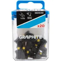 GRUPA TOPEX 56H549 Serie - Torx Impact Bits - 25mm - 20 Stuks - S2 Staal