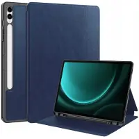 EtuiTab Serie - Tablethoes - Ciemno-Niebieski - Leer en TPU - Met Standfunctie