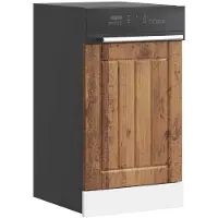 vidaXL Vaatwaspaneel Lucca bewerkt hout wit