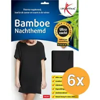 Lucovitaal 6x Bamboe Nachthemd L (1 stuk)