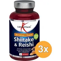 Lucovitaal 3x Shiitake & Reishi (90 capsules)
