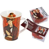 CARMANI Porseleinen Mok - Amedeo Modigliani Mario Varvogli (350ml)
