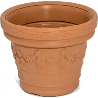 Prosperplast 15l Decora Collection 35x35x28 Cm Flowerpot Beige