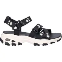 SKECHERS D'lites dames sandaal - Zwart - Maat 39