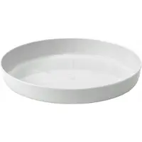 Lamela Bloempotonderzetter wit 23,4 x 3,4 cm glanzend plastic