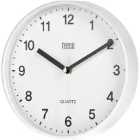 Teesa TSA0038 Analoge Wandklok 20 cm Wit