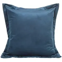 Eurofirany Decoratieve Kussensloop Villa 45x45cm - Navy Blauw Velours