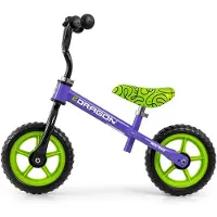 Milly Mally Dragon loopfiets violet 10 inch - Kinderloopfiets