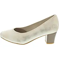 Rieker Lagro leren ballerina met hak