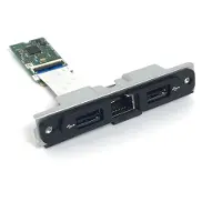 Intel Lan USB Add-On Montage Enkel (RJ45, USB 2.0), Netwerkkaarten, Grijs