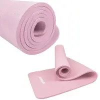 Springos Yoga Mat | 61 x 183 x 1 cm | Roze