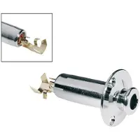 Boston EPJ-67-C Eindknop Output 4-Polig Jack met Jackplaat 6.3mm Chroom