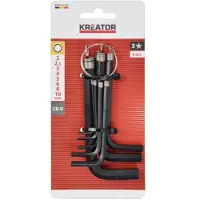 Kreator Zeskantsleutel KRTH21502 - ring 2-10 - 8 stuks