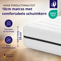 Mister sandman koudschuim matras – 90×200 cm – 18 cm – Stevig