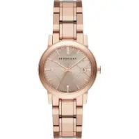 Burberry Elegant BU9135 dameshorloge in bruin roségoud roestvrij staal