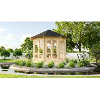 Weka Paviljoen 234b 8-hoekig 282x305cm