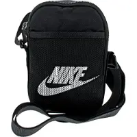 Nike Heritage Crossbody Tas Zwart Wit
