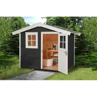 Weka Tuinhuis 123 - Antraciet - 241x235cm - 12 M³