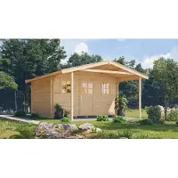 Weka Tuinhuis Met Overkapping 110 Type A Gr2 380x580cm