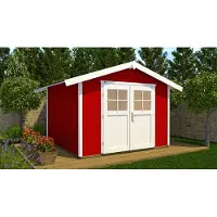 Weka Tuinhuis 122 - Rood - 241x205cm