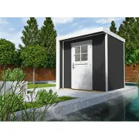 Weka Tuinhuis 262 Riva - Antraciet - 218x209cm